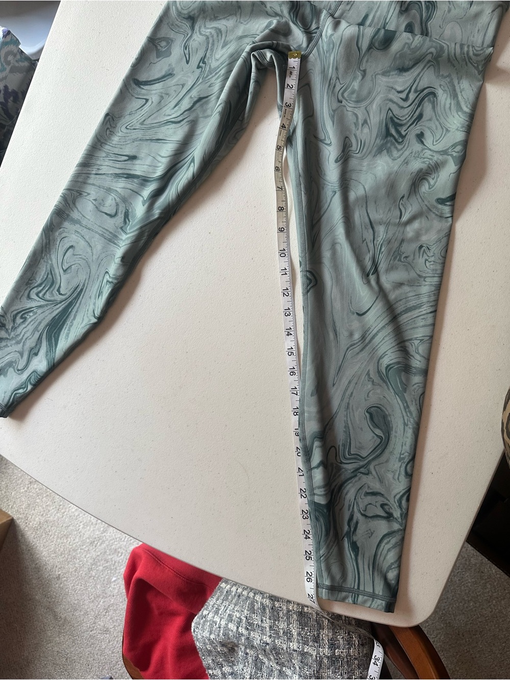 Spiritual Gangster Green Marble High Waist Leggings M‎ - Picture 9 of 9
